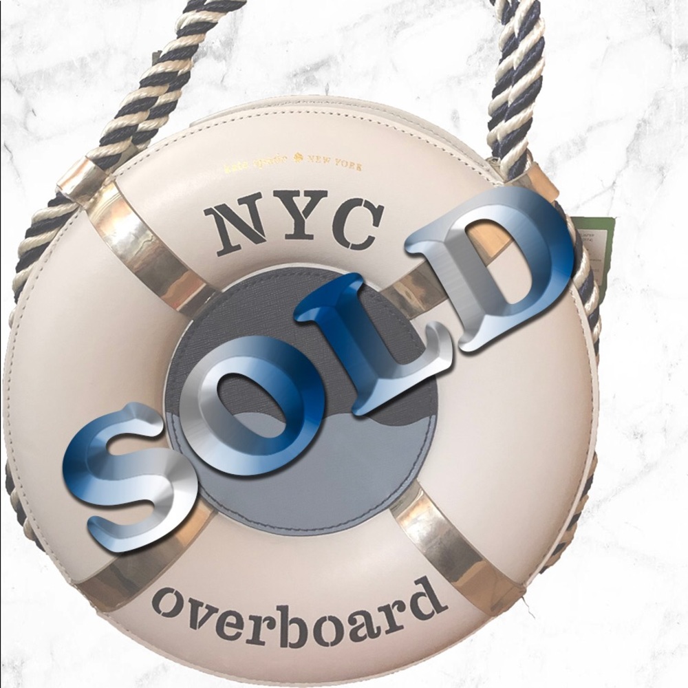 SOLD Kate Spade Life Preserver Clutch